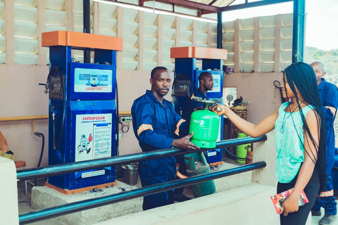 Calah Gas Refill Platform with automated Gas Dispensers